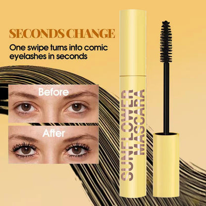 Christmas & Halloween 4D Curling Bubble Volume Mascara – Waterproof,