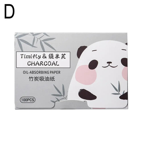 100Pcs new Face Oil Blotting Paper Protable Matting Face Wipes Facial