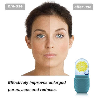 1pc facial beauty applicator, skin care tools, ice shaving massage,