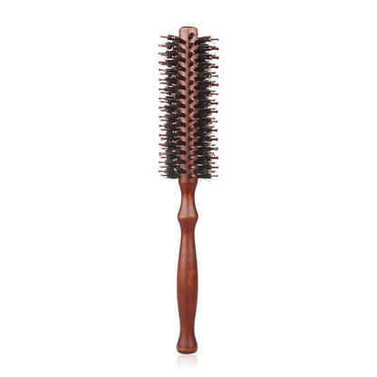12 Style Wood Handle Round Rolling Brush Straight Twill Hair Comb Boar
