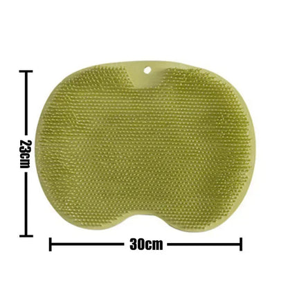Exfoliating Shower Massage Scraper Bathroom Non-slip Bath Mat Back