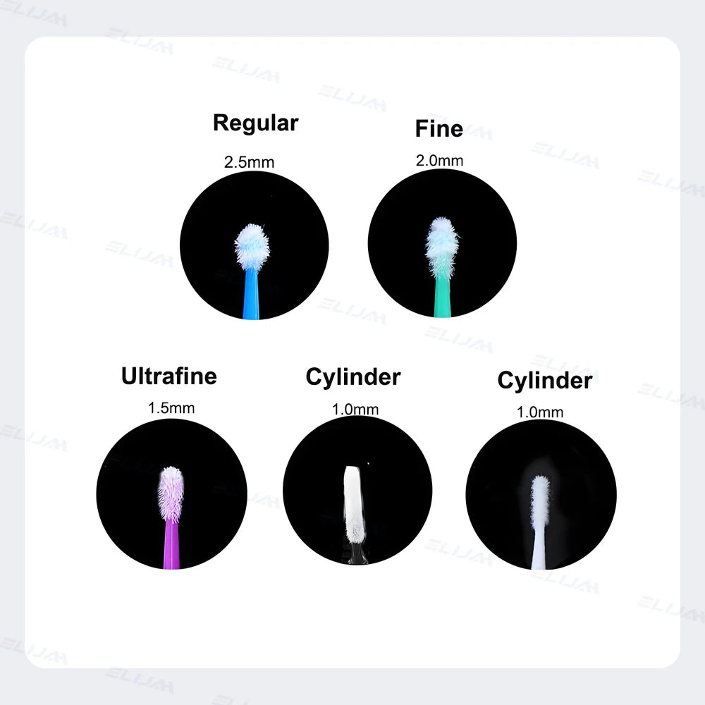 100Pcs/Bottle Dental Micro Brush Denspay Dental Disposable Micro