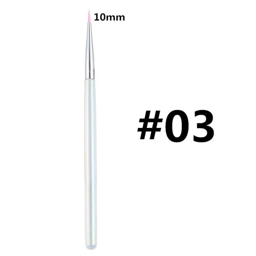 1PCS Nail Art Liner Drawing Painting Nail Brush Set Acrylic Powder