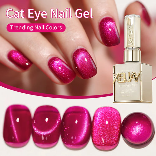 15ML Rainbow Cat Eye Nail Polish Gel Phototherapeutic Gel Soak Off
