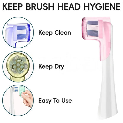 2-8Pcs Colors Toothbrush Dustproof Covers Caps Compatible with Braun