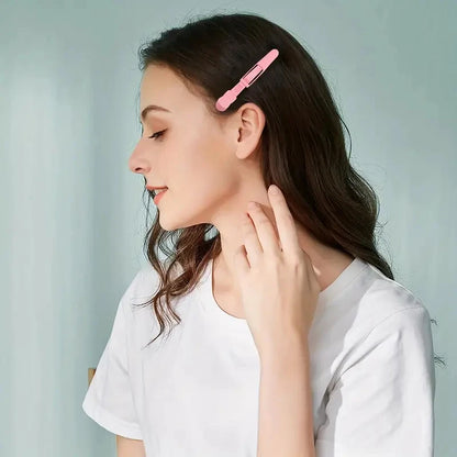 5-30pcs Alligator Hair Clip Plastic Nonslip Hairpin Black Pink Durable