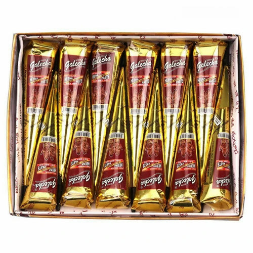 1/3/12pcs henna, brown, black, red, henna, temporary henna