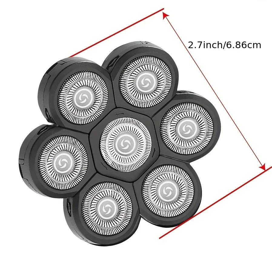 Replacement for Head Shavers 7 Heads Beard Hair Replacement for Razor