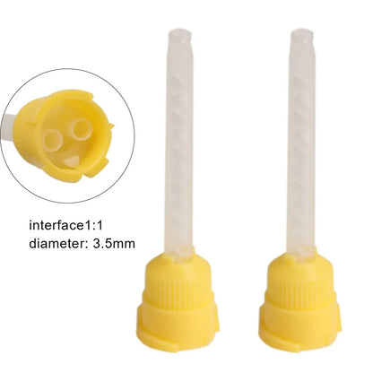 50Pcs Dental Mixing Tips Tubes Disposable Nozzles Head Impression