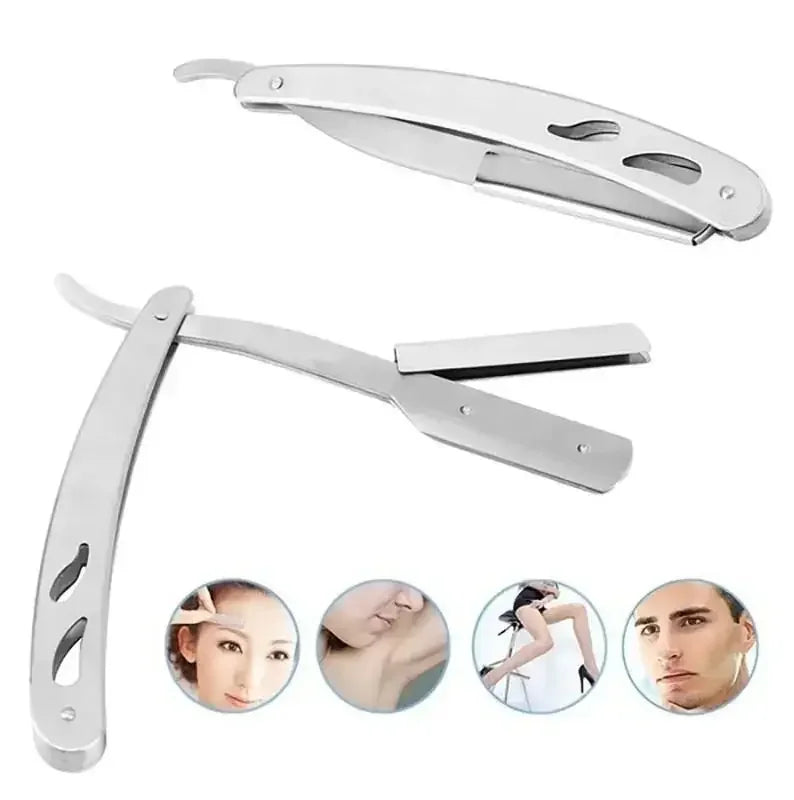 Shaver  Barber Edge Stainless Steel Razor Men Professional Manual