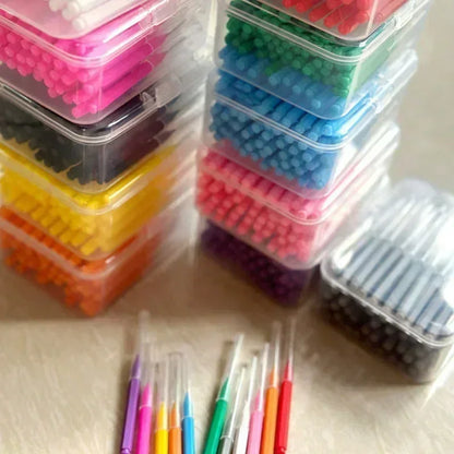 80Pcs/Box I-type Interdental Brush 0.6-1.5Mm Cleaning Between Teeth