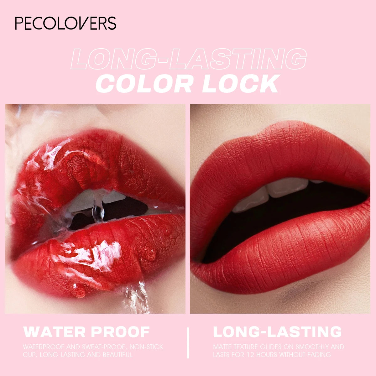 Multiple Colors Matte Lip Liner, Use As Lip Liner and Lipstick, Easy