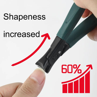 Anti-splash Nail Clipper Stainless Steel Fake Nails Cutter Trimmer