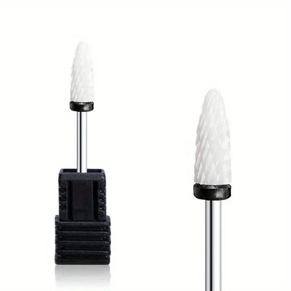 1Pcs Ceramic Milling Cutter Nail Drill Bits Electric Manicure Drills