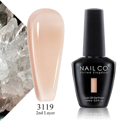 NAILCO 15ml Translucent Color Gel Nail Polish Vernis Semi Permanent UV