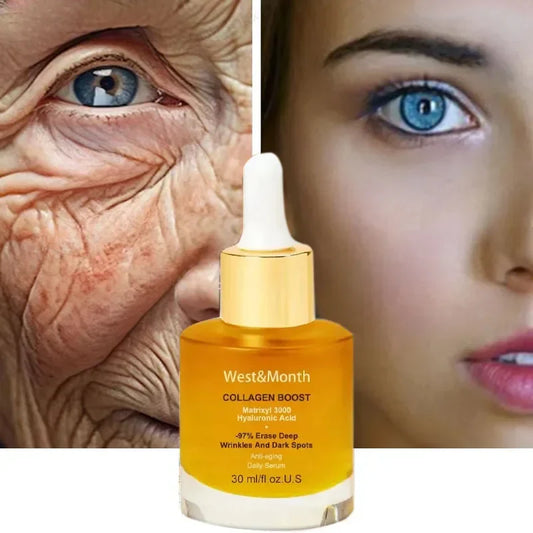Collagen Face Serum Face Moisturizing Fade Fine Lines Brightening Face Care New 2024