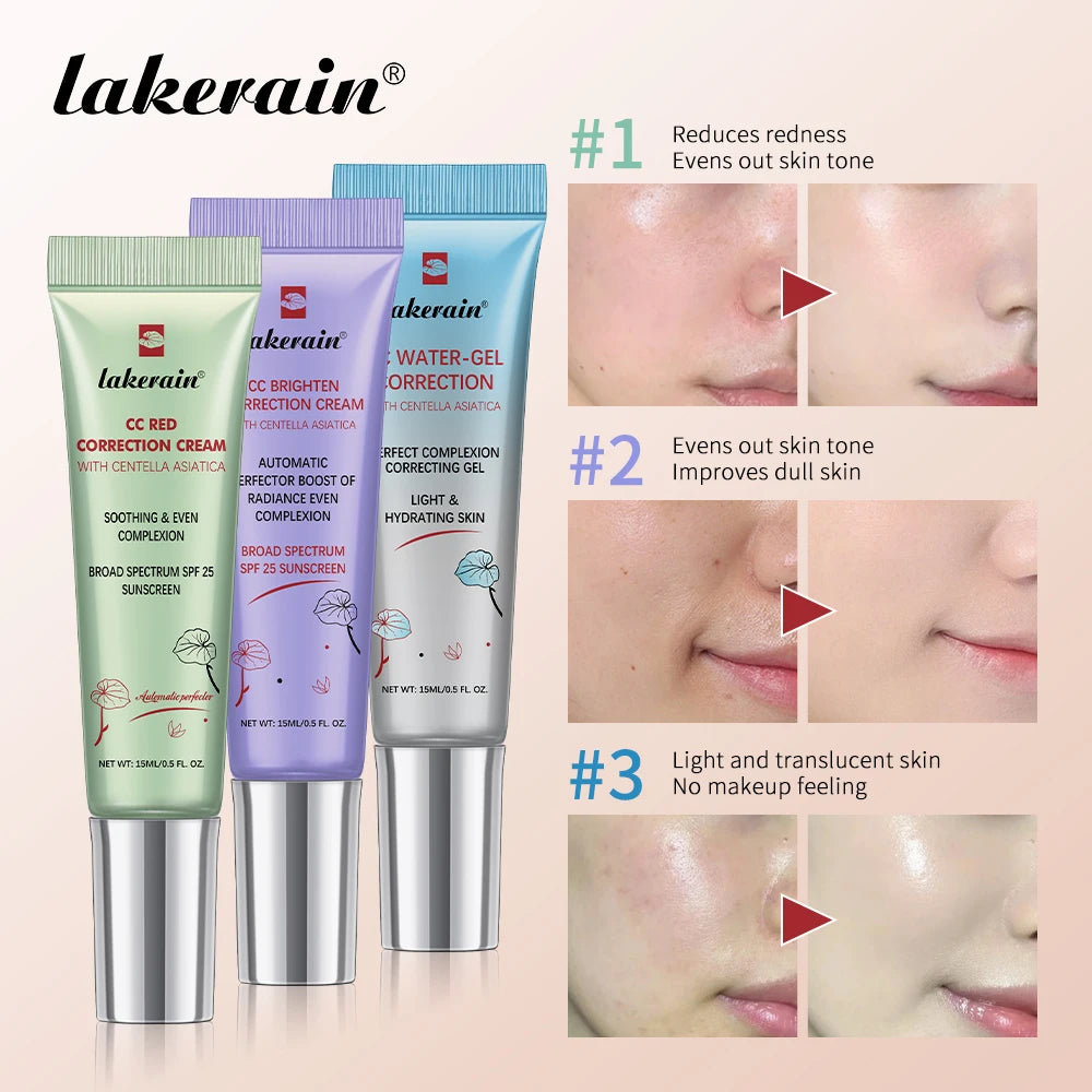 3Colors CC Cream Liquid-Based Full Coverage Cream Waterproof