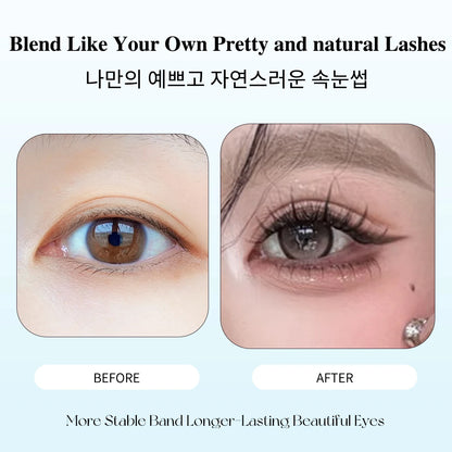 Ultra-thin Lashes Zero-touch False Eyelashes Natural Eyelash Clusters