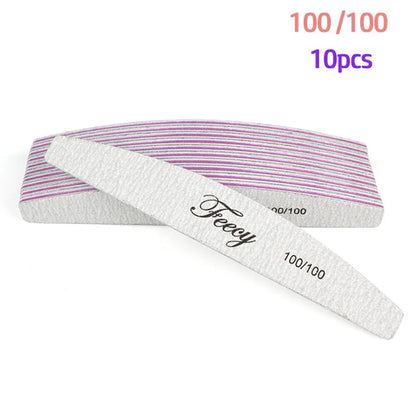 10Pcs/Lot Nail File Buffer Double Side Nail Files Buffer