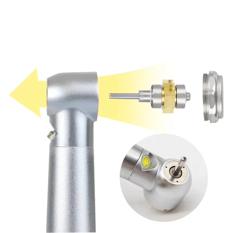LED Dental High Speed Handpiece Triple Water Spray 2/4 Holes Standard