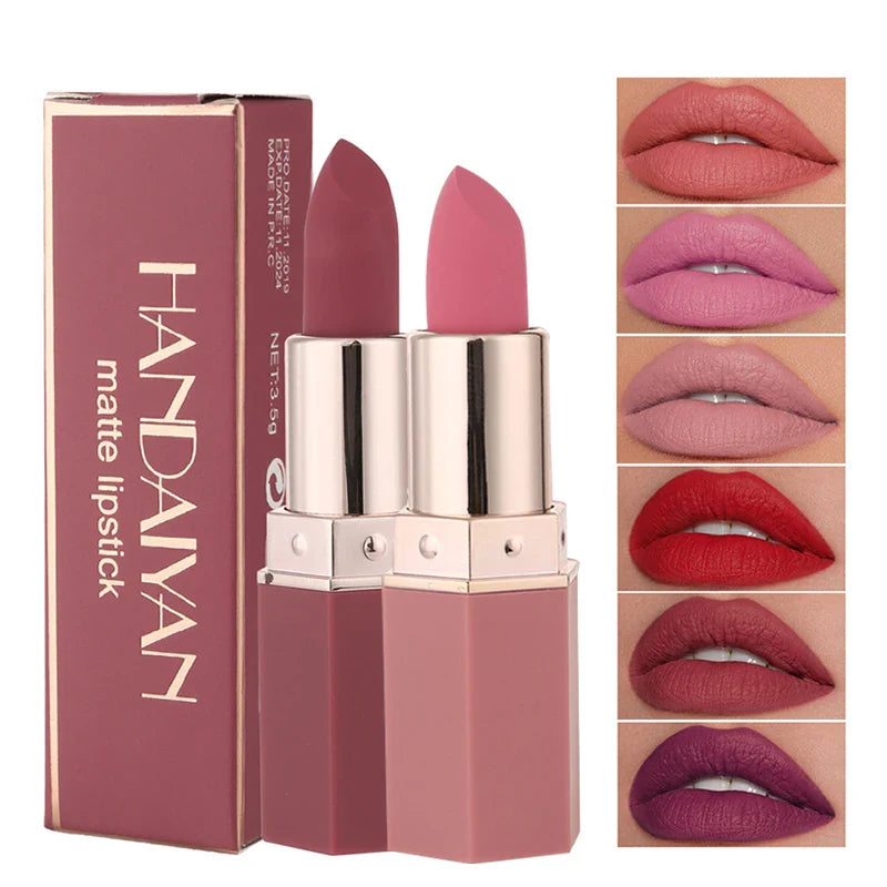 Velvet Matte Lip Gloss Waterproof Lasting Lipstick Non-stick Cup Lip Gloss Women Sexy Lip Makeup Multicolored Lipstick Cosmetic