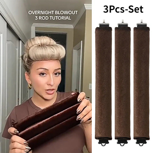 Heatless Curling Rod Headband Lazy Hair Curlers