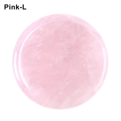 Glue Pallet Eyelashes Extensions Pink Green Jade Stone Reusable False