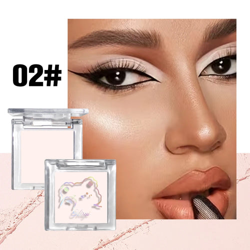Long Lasting Matte highlights with eyeshadow tray - Shiny glitter for