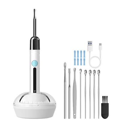 WiFi Endoscope 4.2mm 1080P Ear Picker Camera with Ear Spoon Base for