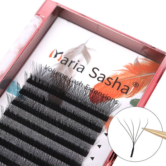 MARIA 5D W Lashes Easy Fan Eyelash Extensions Wholesales Y Premade