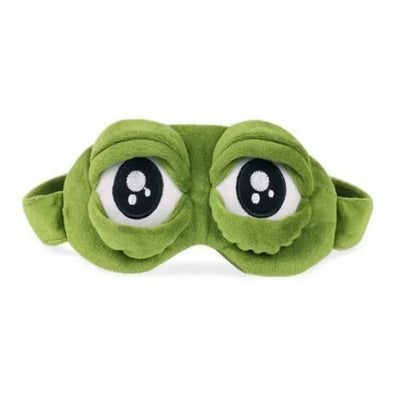 3D Sad Frog Sleep Mask Natural Sleeping Eyeshade Cover Shade Eye Patch