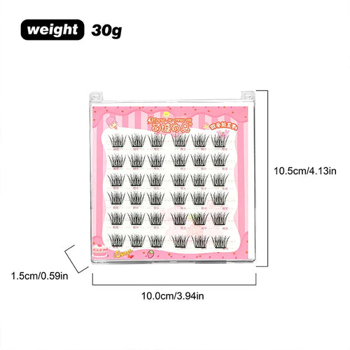 Self-Adhesive No-glue Eyelashes Ultra-thin Sheet Series False