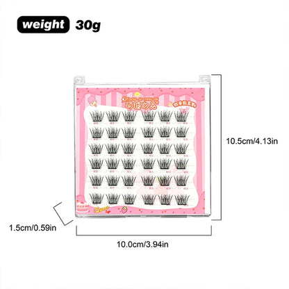Self-Adhesive No-glue Eyelashes Ultra-thin Sheet Series False