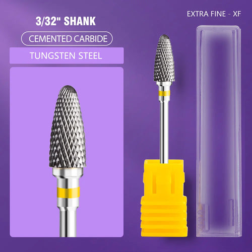 Ceramic Tungsten Carbide Nail Drill Bit Rotate Burr Milling Nail