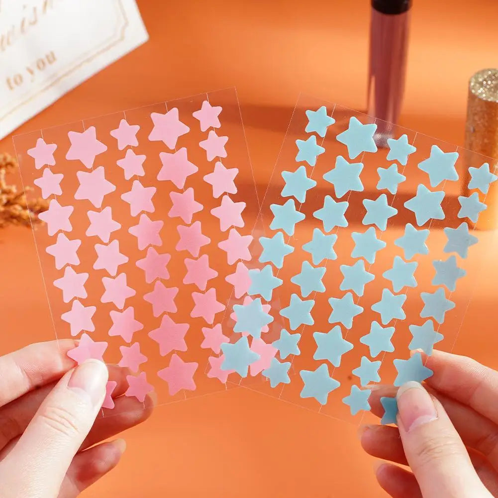 40pcs Colorful PE Pimple Patches Cute Star Shaped Pimple Cover Sticker