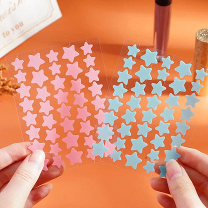 40pcs Colorful PE Pimple Patches Cute Star Shaped Pimple Cover Sticker