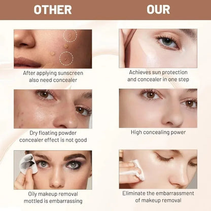 4 in 1 Foundation Liquid Hydrating Medium Full Coverage Concealer SPF