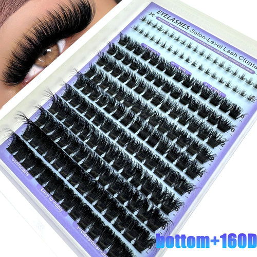 Wispy Lash Clusters with Spikes Salon-Like Eyelash Clusters DIY D