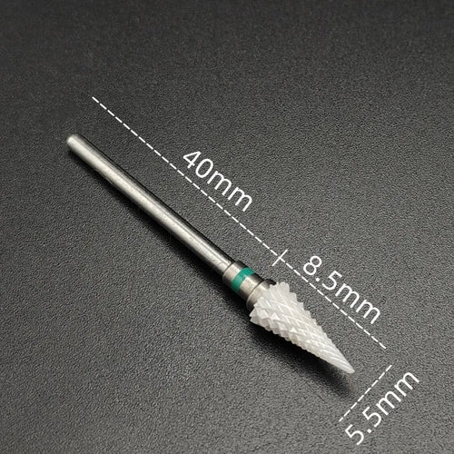 Ceramic Carbide Nail Drill Bit Rotate Burr Milling Nail Cutter Bits