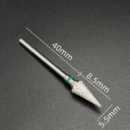 Ceramic Carbide Nail Drill Bit Rotate Burr Milling Nail Cutter Bits