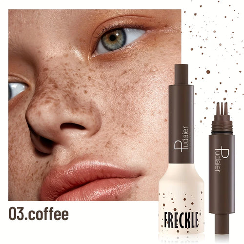 Freckle Stamp Makeup Pen Waterproof, Natural Look Dot Freckles, Long