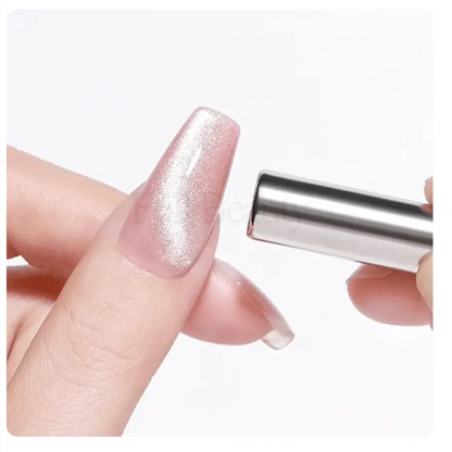 Cylindrical Magnet for Cat Eye UV Gel Varnish with Nails Art