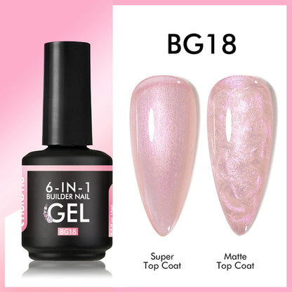 CHUNSHU 6 IN 1 Extension UV Gel Polish In A bottle Builder Nail Gel