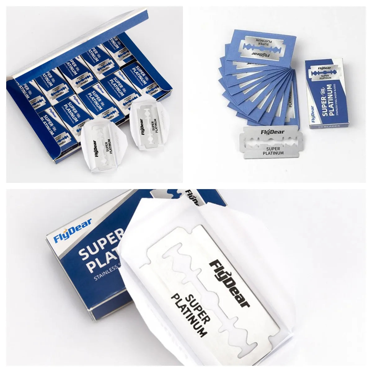 30/50/100pcs Double Edge Razor Blades Men's Razor For Shaving Men