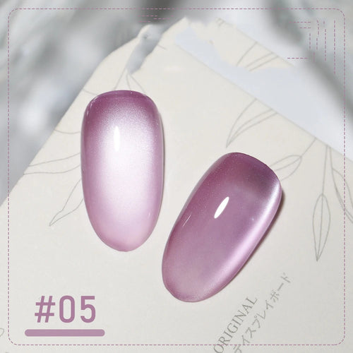 5g/Bottle White Moonlight Nail Cat's Eye Gel Magnetic Satin Gel Polish