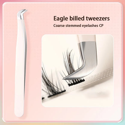 Multifunctional Tweezers Stainless Steel Eyelash Tweezers Grafting