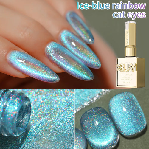 15ML Rainbow Cat Eye Nail Polish Gel Phototherapeutic Gel Soak Off