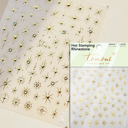Gold Silver Starlight Laser Pink Colorful Glitter Star Bronzing