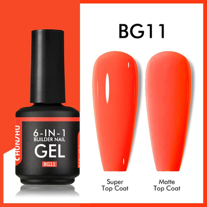 CHUNSHU 6 IN 1 Extension UV Gel Polish In A bottle Builder Nail Gel