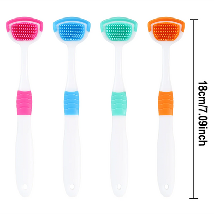 Vaclav 1Pc/4Pcs/8Pcs Silicone Tongue Scraper For Oral Hygiene,Tongue